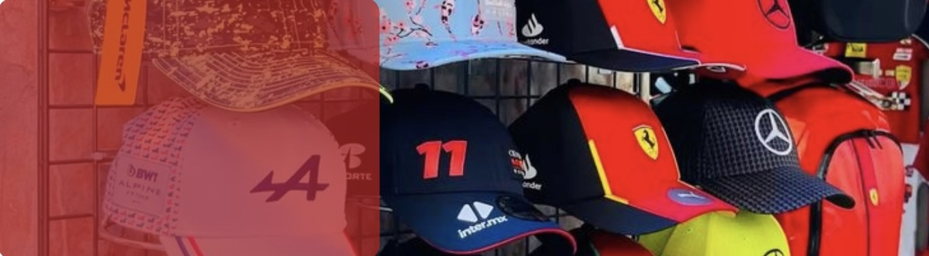 Achetez vos casquettes et rendez-vous au premier virage ! 